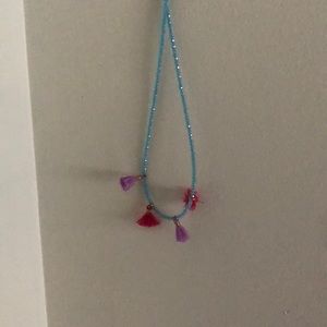 handmade tassel necklace